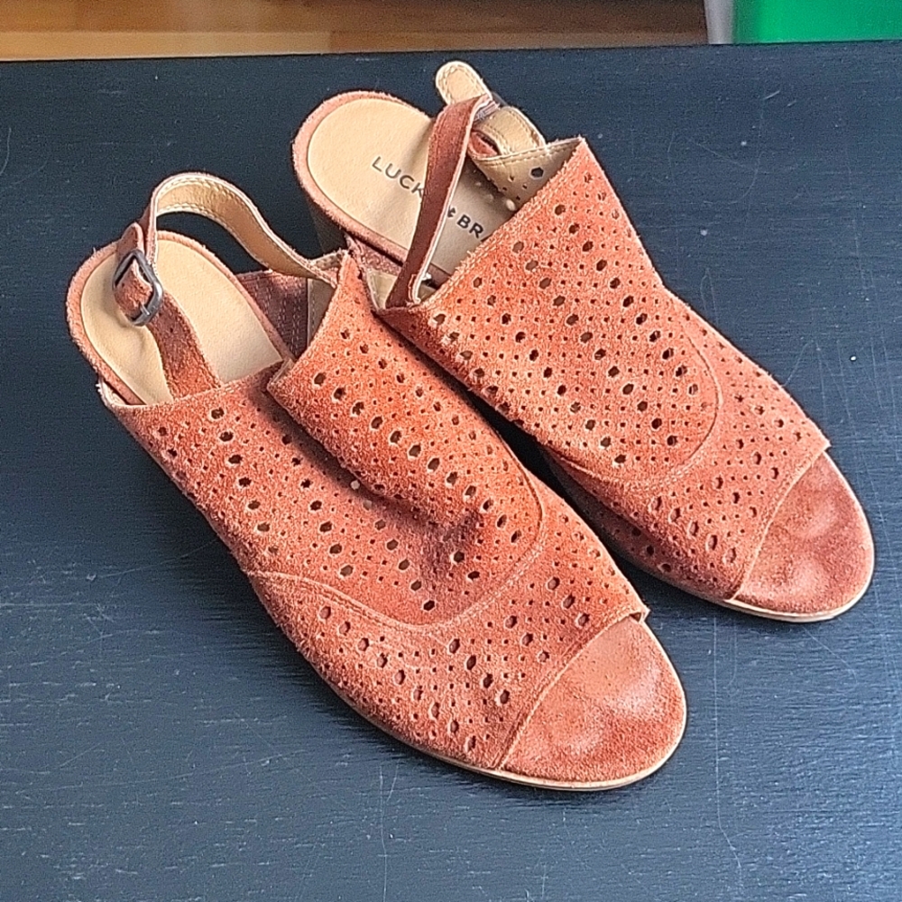 Genuine Leather Suede Sandal